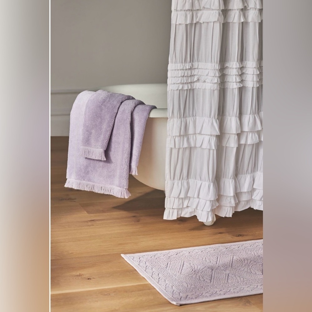 Anthropologie Misona Stonewashed Cotton Bath Mat NWOT